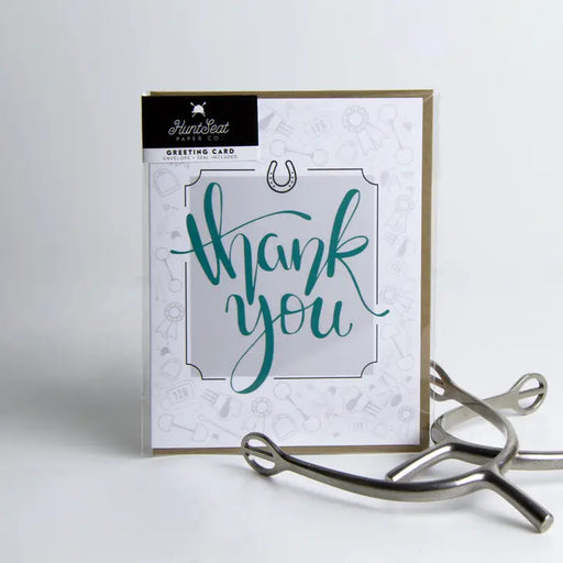 Hunt Seat Paper Co. "Thank You" Greeting Card - Vision Saddlery