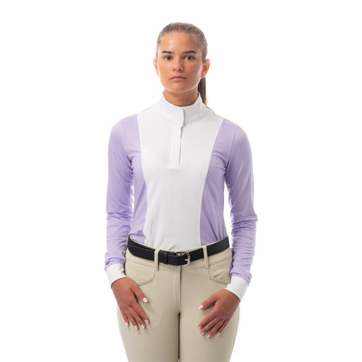 Equinavia Martha Women's Long Sleeve Show Shirt - LAVENDER - Vision Saddlery