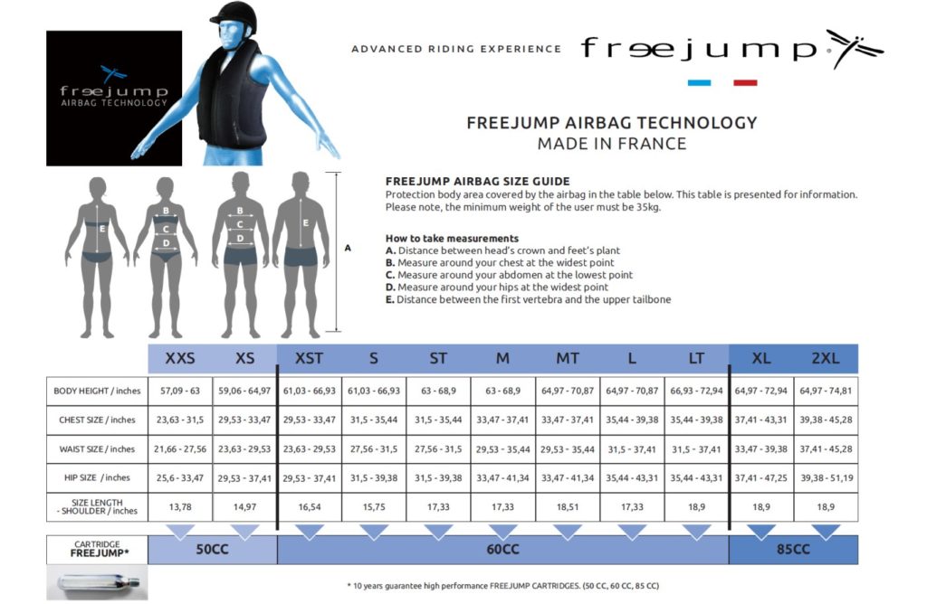 FreeJump AIRBAG Air Safety Vest - Vision Saddlery