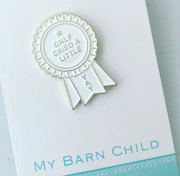 MBC Enamel Pin - I Only Cried A Little - Vision Saddlery