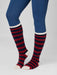 LeMieux Sophie Adult Fluffy Socks - NAVY - Vision Saddlery