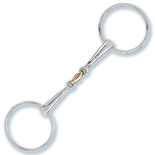 Stubben Steeltec 2 in 1 Snaffle Bit with Sweet Copper Link - Vision Saddlery