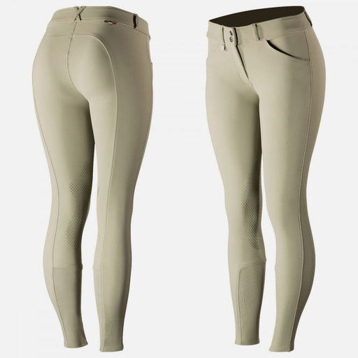 Horze Grand Prix Women's Silicone Knee Patch Breeches - Vision Saddlery