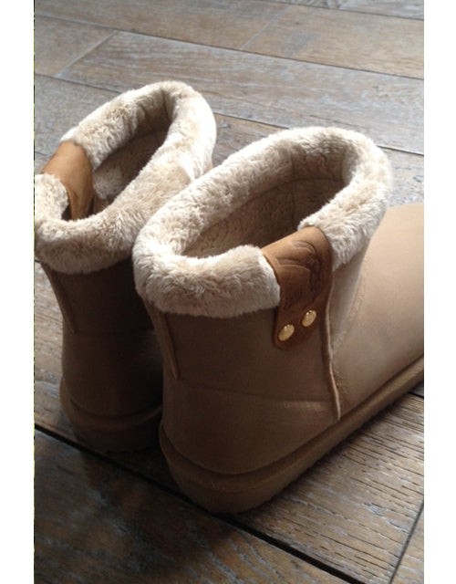 Penelope Stuffed Waterproof Boots - CAMEL - Vision Saddlery
