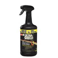 Ger Ryan Absorbine Ultrashield EX Fly Spray for horses, with three different options, in a spray bottle.