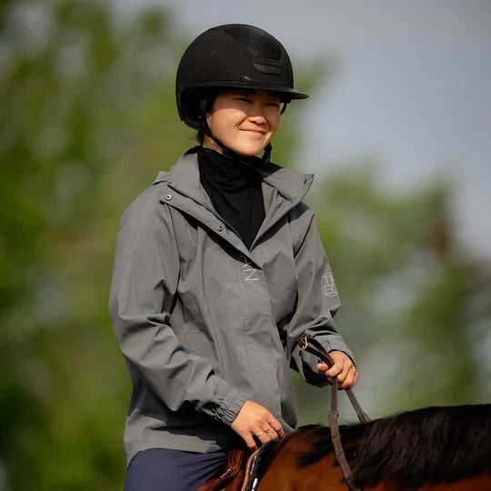 TKEQ All Weather raincoat, clear weatherproof jacket with hood, designed for outdoor protection and style.