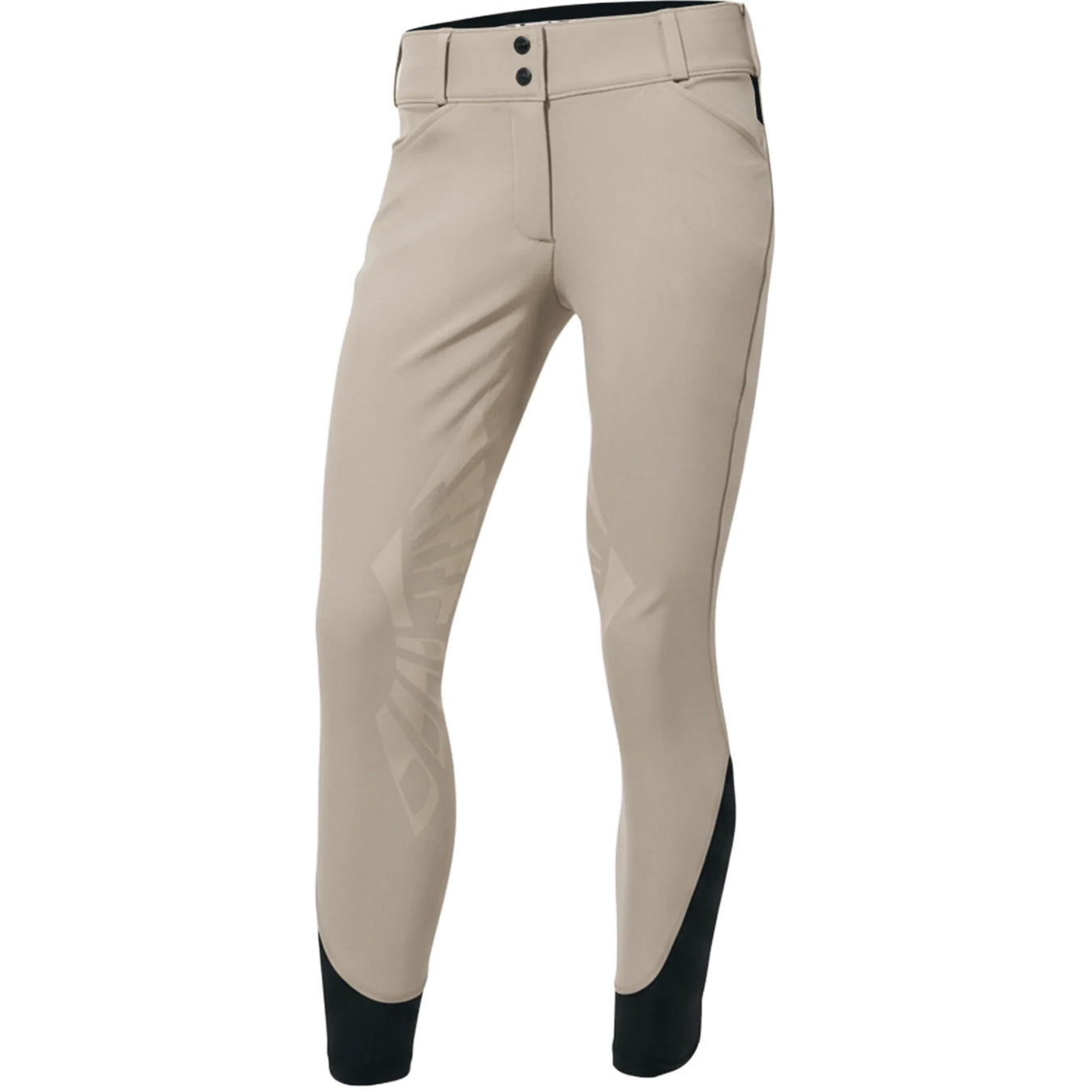 Struck Women's 40 Series Breech in beige, showing the fitted riding breeches with detailed stitching and comfortable waistband.