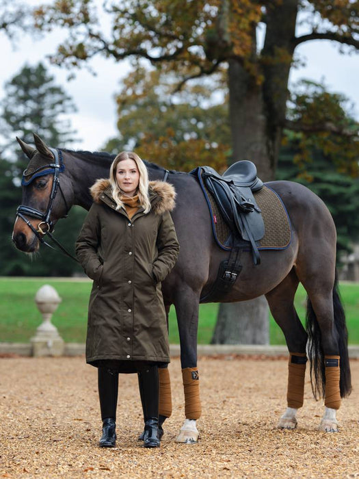 LeMieux Suede Dressage Saddle Pad - ALPINE