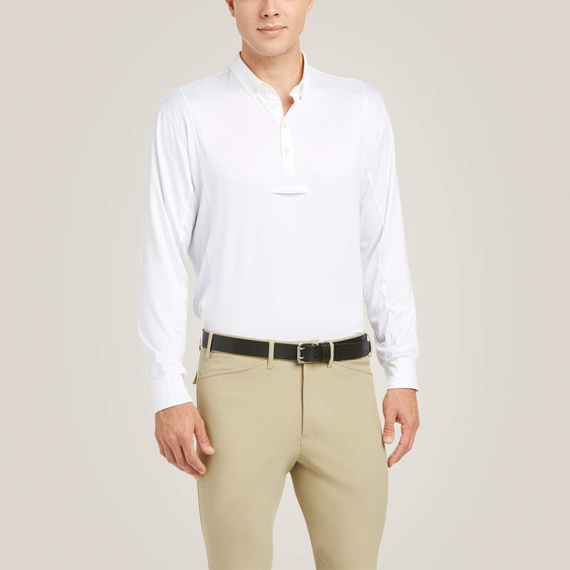 Ariat Men's TEK Long Sleeve Show Shirt - Vision Saddlery