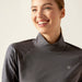 Ariat Women's Facet Long Sleeve Base Layer - EBONY - Vision Saddlery