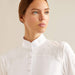 Ariat Women's BELLATRIX Long Sleeve Show Shirt - WHITE - Vision Saddlery