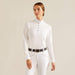 Ariat Women's BELLATRIX Long Sleeve Show Shirt - WHITE - Vision Saddlery
