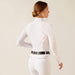 Ariat Women's Sunstopper 3.0 Long Sleeve Show Shirt - WHITE/KAMRON - Vision Saddlery