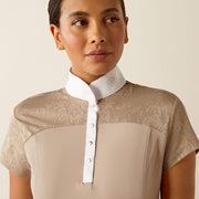 Ariat Women's Bellatrix Short Sleeve Show Shirt - CAPE REED - Vision Saddlery