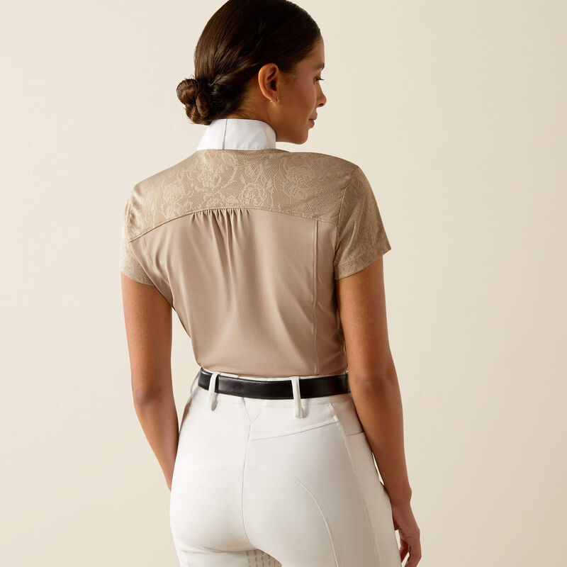 Ariat Women's Bellatrix Short Sleeve Show Shirt - CAPE REED - Vision Saddlery