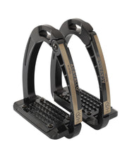 Acavallo Arena Alupro Safety Stirrups Black - Vision Saddlery