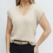TKEQ Knit Vest - SHORELINE - Vision Saddlery