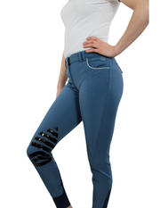 Vision Apparel, The Schooling Breech 1 - FRENCH BLUE - Vision Saddlery