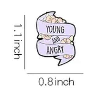 MBC Pin - Young And Angry - Vision Saddlery