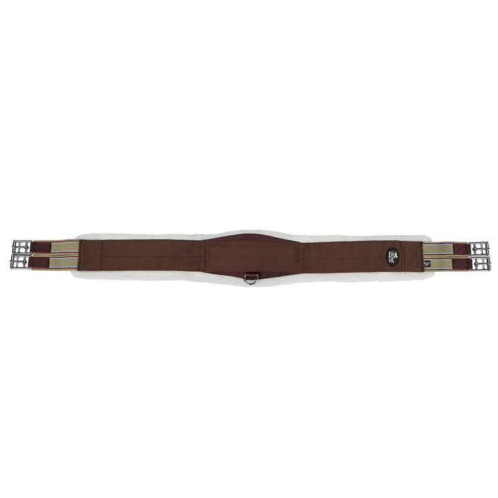 Flex Rider Comfort Flo Non-Slip Neoprene Girth with Fleece - BROWN - Vision Saddlery