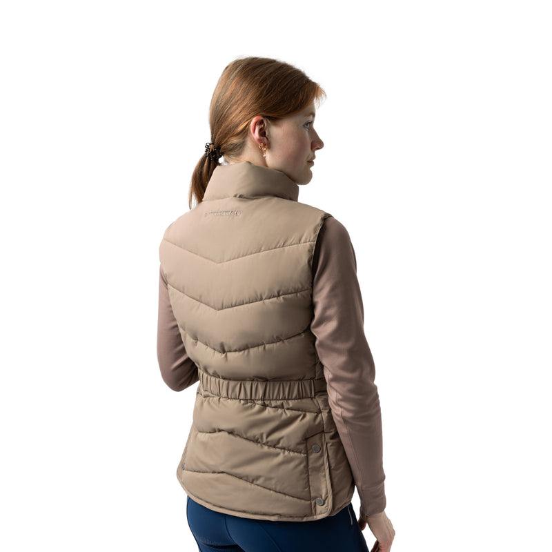 CLEARANCE B Vertigo Cordelia Women's Insulated Vest - MUD BROWN - Vision Saddlery