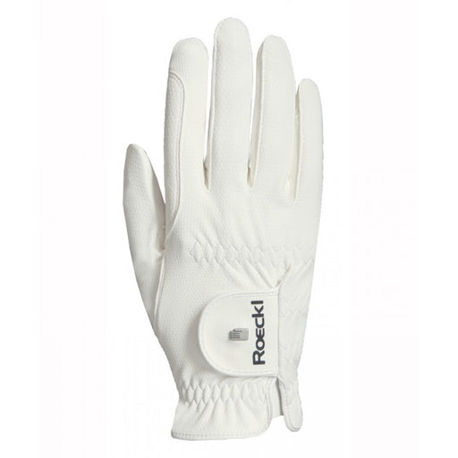 *CLEARANCE* Roeckl Grip Pro Riding Glove White - Vision Saddlery
