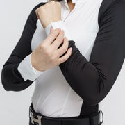 TKEQ SLOAN Long Sleeve Competition Top - BLACK - Vision Saddlery