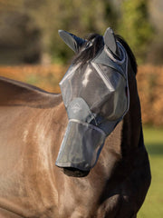 Lemieux ArmourShield Pro Full Fly Mask - Grey - Vision Saddlery