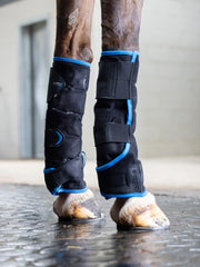 LeMieux Flow Ice Boot Front Black - Vision Saddlery