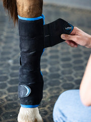 LeMieux Flow Ice Boot Hind Black - Vision Saddlery