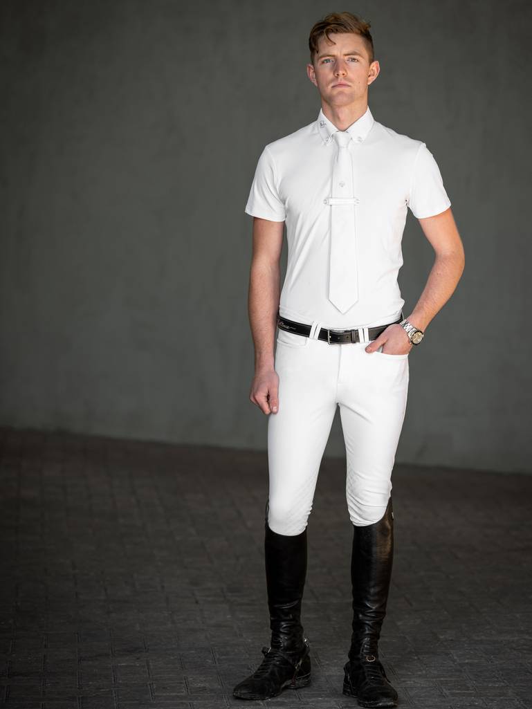 Lemieux Men's Competition Shirt - White - Vision Saddlery
