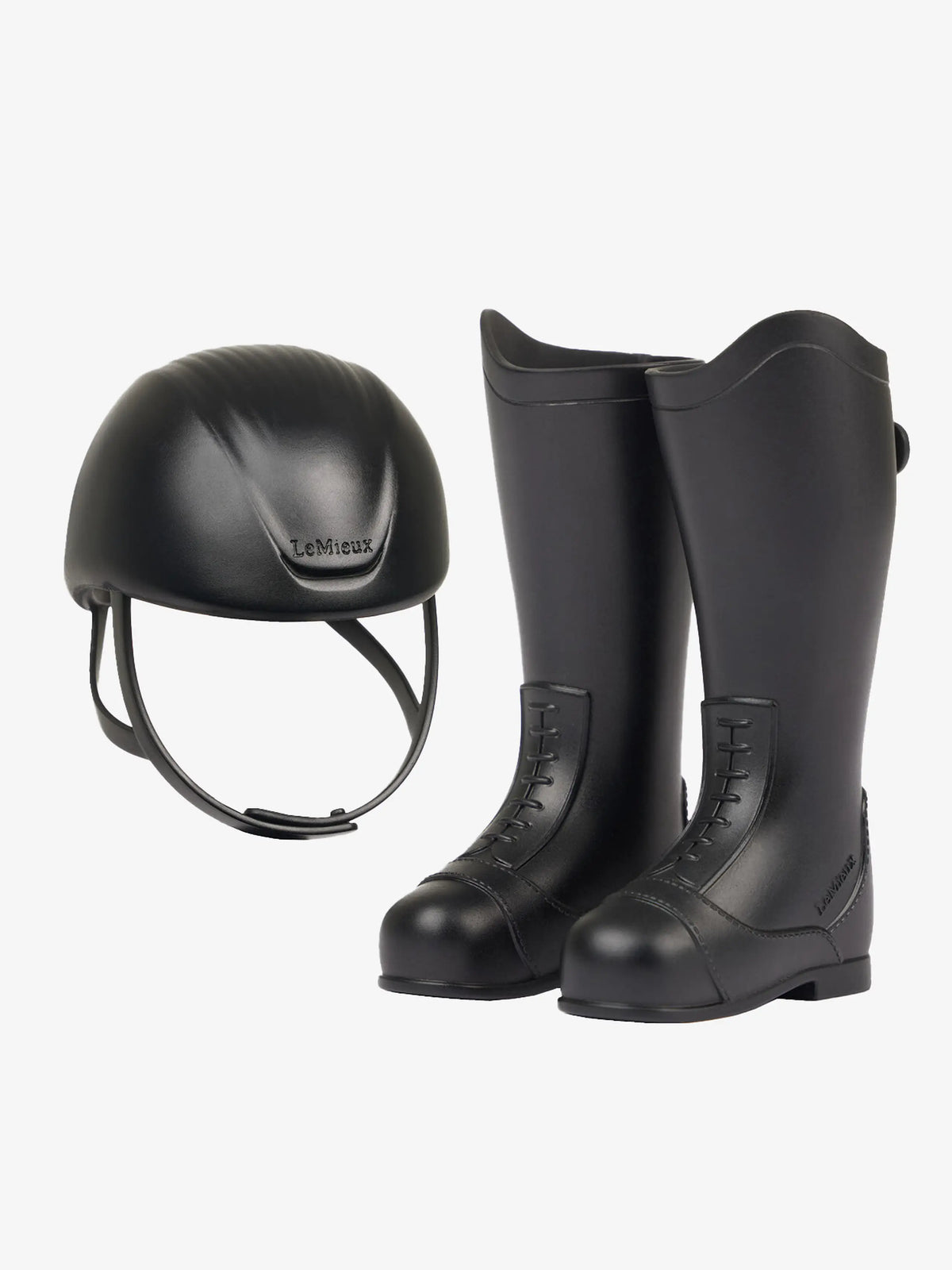 Lander Toy Rider Lemieux Toy Rider Boots & Helmet Black — Vision Saddlery