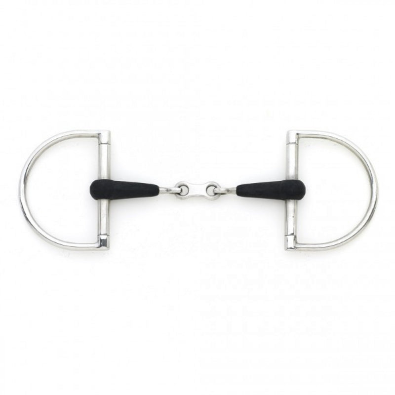 EcoPure Rubber Hunter King Dee French Link Bit - Vision Saddlery