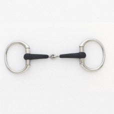 EcoPure Eggbutt Snaffle Rubber  Bit - Vision Saddlery