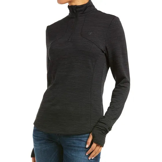 Ariat Women's Gridwork 1/4 Zip Baselayer - Various Colours