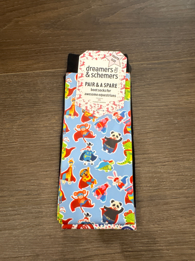 Dreamers & Schemers YOUTH Boot Sock - Cape Dance - Vision Saddlery