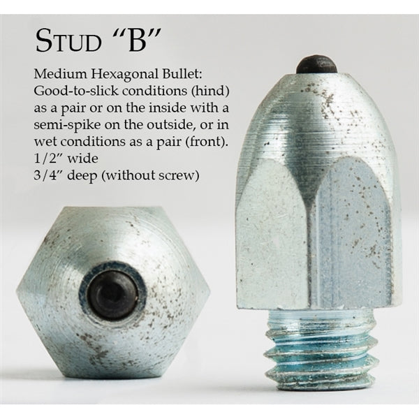 STUD B - MEDIUM HEXAGONAL BULLET