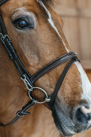 Dy'on Working Collection Flash Noseband Bridle with Snap Cheekpieces - Vision Saddlery