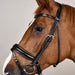 Dy'on Working Collection Large Crank Flash Noseband Bridle - 3 Colours - Vision Saddlery