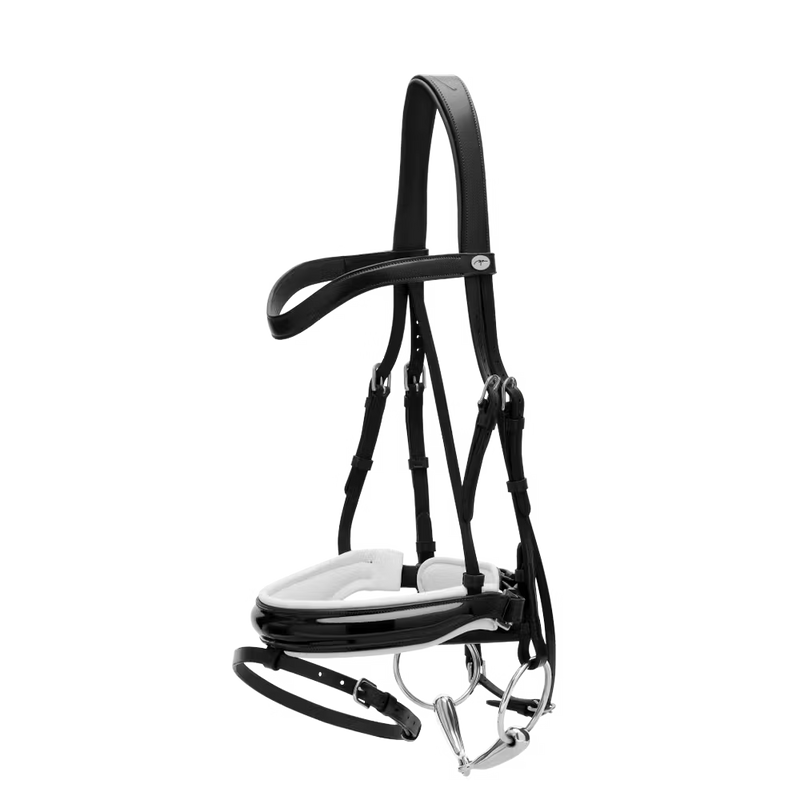 Dy'on Working Collection Large Crank Flash Noseband Bridle - 3 Colours - Vision Saddlery