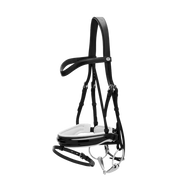 Dy'on Working Collection Large Crank Flash Noseband Bridle - 3 Colours - Vision Saddlery