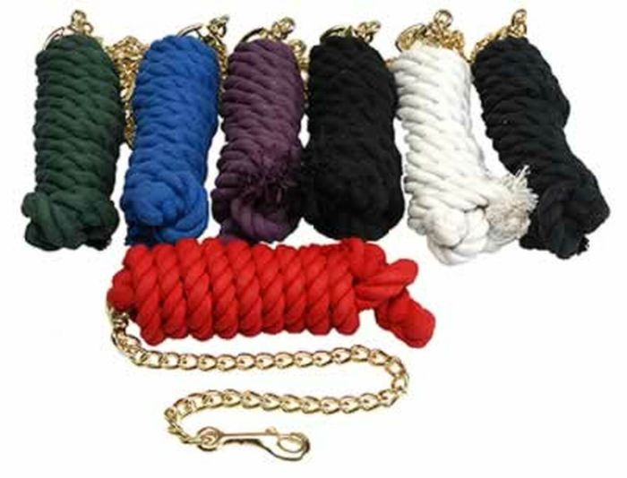 Cotton Lead with Chain - Vision Saddlery