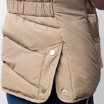 B Vertigo Cordelia Women's Insulated Vest - MUD BROWN