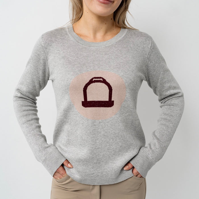 Sweat TKEQ "ATHLETISME EQUESTRE" - Nickel