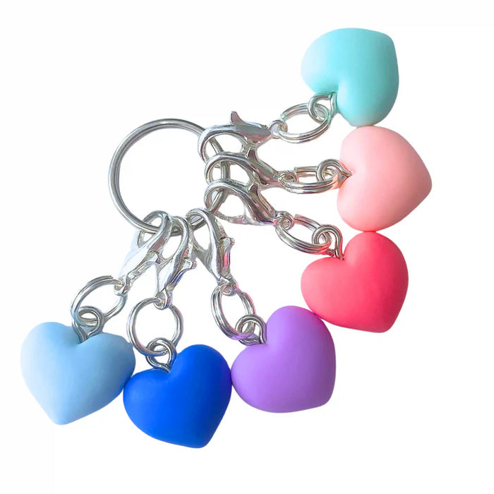 MBC Bridle Charm - Matte Hearts -  Assorted Colours