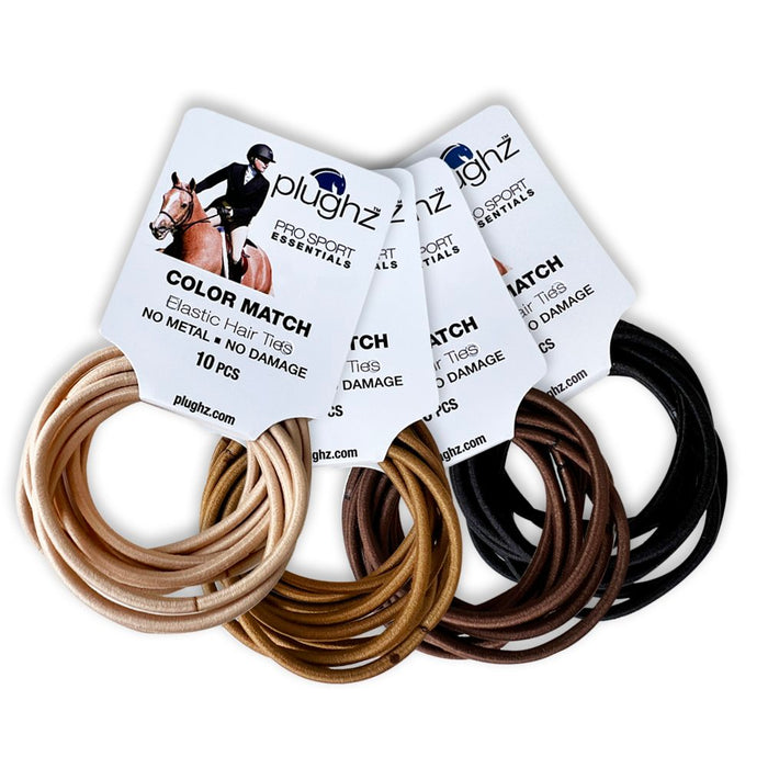 Plughz ProSport Essential Color Match Hair Ties