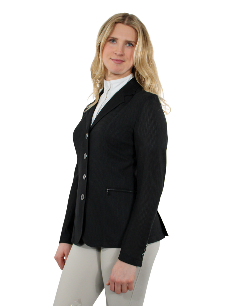 Vision Apparel Ladies Mesh Show Jacket - BLACK - Vision Saddlery