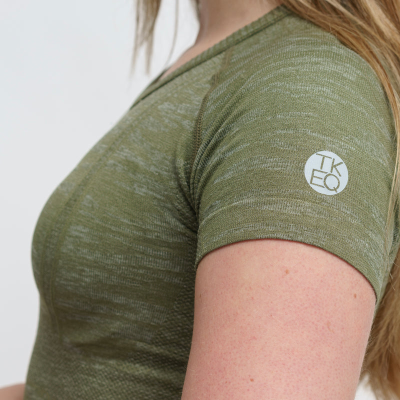 TKEQ Kennedy Seamless Short Sleeve - WALL STREET CAMO - Vision Saddlery