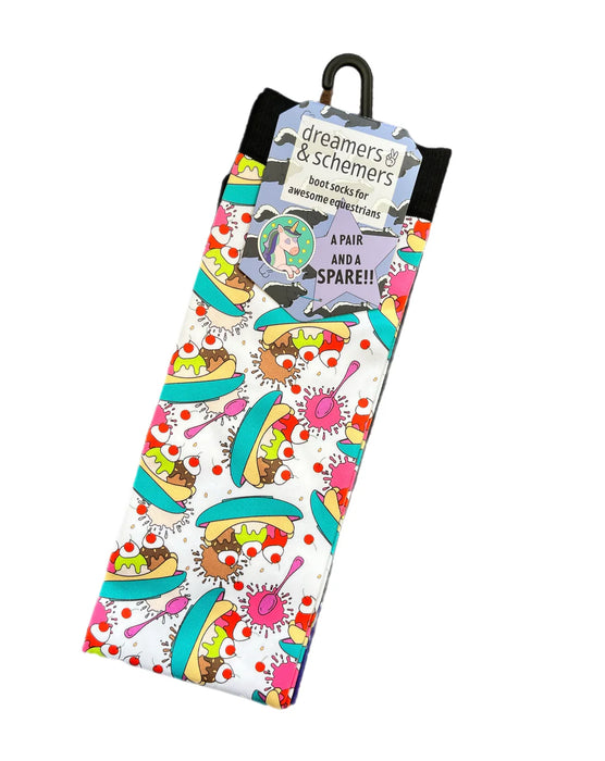 CLEARANCE Dreamers & Schemers Boot Sock - Banana Split