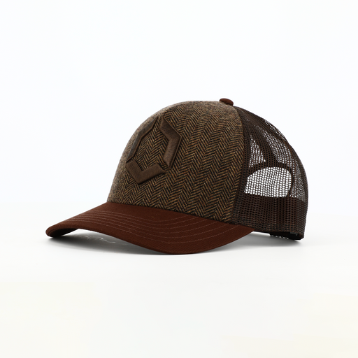 Flex On Tweed Baseball Cap - BROWN - Vision Saddlery